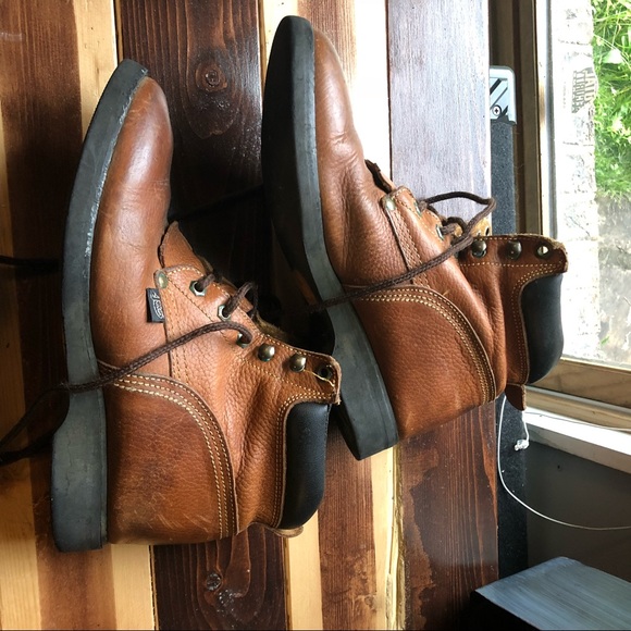 ✨VTG JUSTIN✨ Junior Original Work Boots SZ 7.5 - Picture 2 of 8